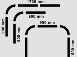 Duschy Universal suihkuverhotanko