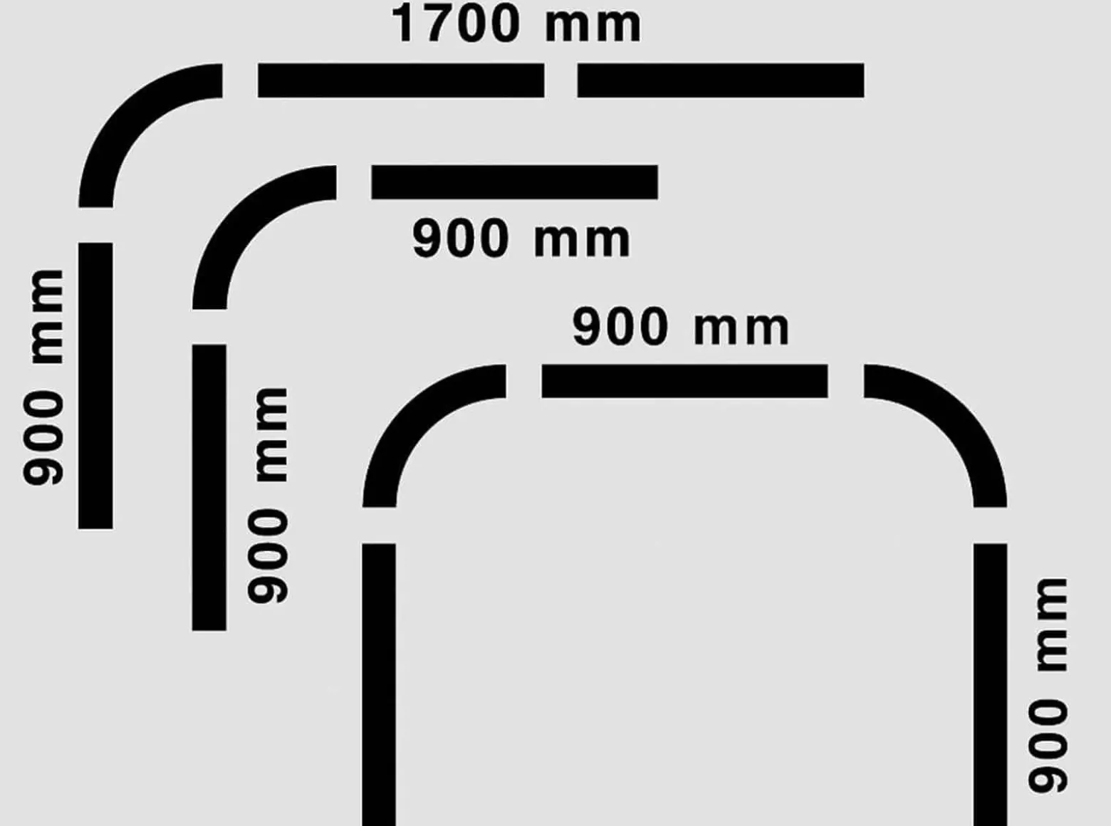 Duschy Universal suihkuverhotanko