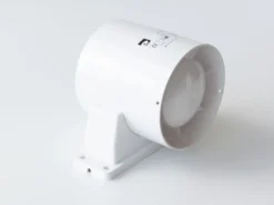 Kanavapuhallin 100 mm seinäkiinnikkeellä