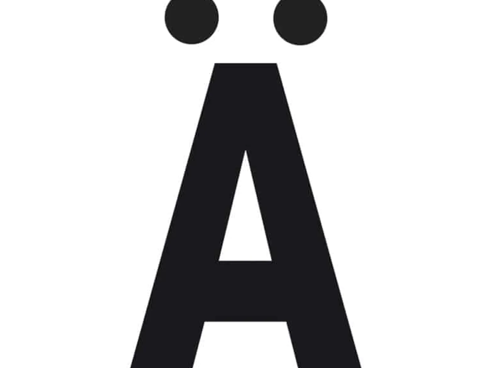 Kirjaintarra A,Ä