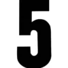 Numerotarra 5