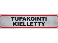 Tarra ”TUPAKOINTI KIELLETTY”